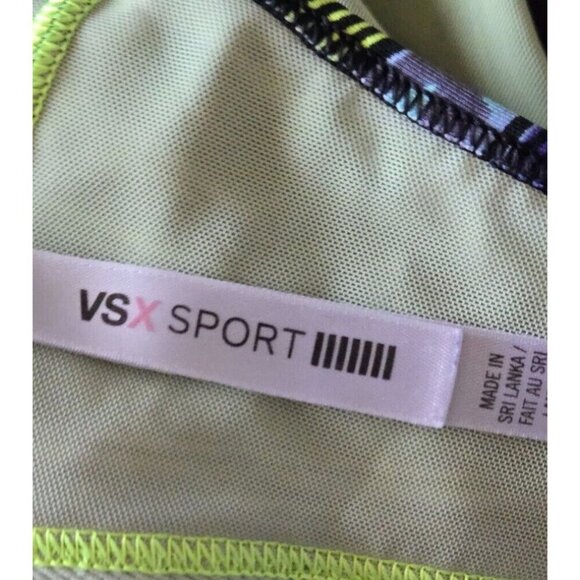 Victoria’s Secret VSX Racerback Sports Bra multicolor Size M - Picture 5 of 7